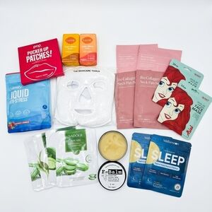 🆕️Assorted Women’s Skincare Sheet Masks & Patches - Pink, Blue, Green